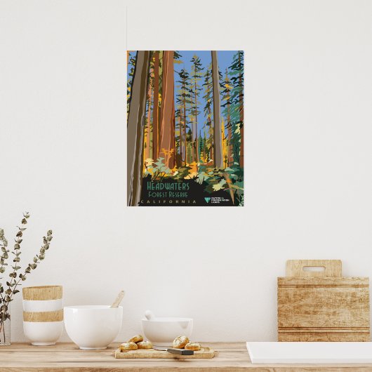 Forest Reserve Poster (Keuken)