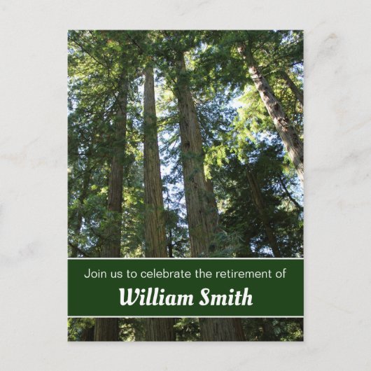 Forest Retirement Open House Briefkaart (Voorkant)