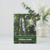 Forest Retirement Open House Briefkaart (Staand voorkant)