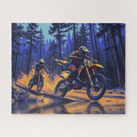 Forest Ride - Motorcross Racers Legpuzzel (Horizontaal)