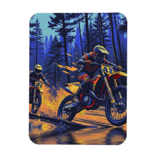Forest Ride - Motorcross Racers Magneet