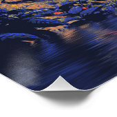 Forest Ride - Motorcross Racers Perfect Poster (Hoek)