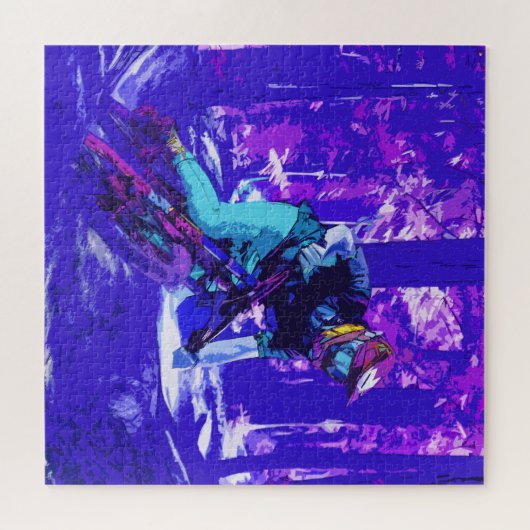 Forest Rider - BMX Racer Legpuzzel (Horizontaal)