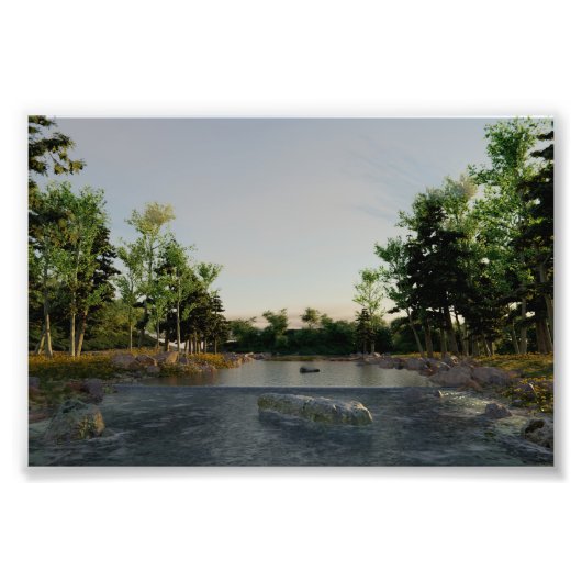 Forest River Foto Afdruk (Voorkant)