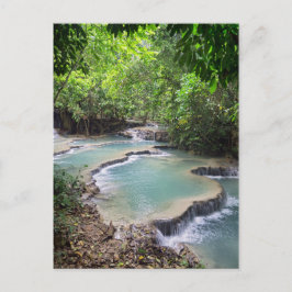 Forest River Lagoon, Khoung Si-Herfsten, Laos Briefkaart