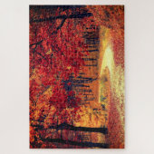 Forest Road - Herfst - Mooi Legpuzzel (Verticaal)
