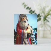 Forest Santa Feestdagenkaart (Staand voorkant)
