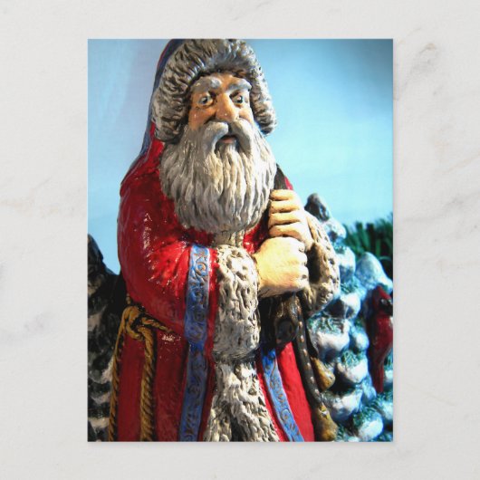 Forest Santa Feestdagenkaart (Voorkant)