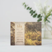 Forest Save the Date Briefkaarten (Staand voorkant)