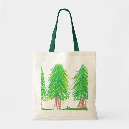 Forest Scene Bag Tote Bag (Voorkant)