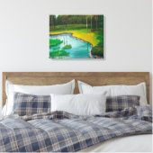 Forest Scene Canvas Afdruk (Insitu (Slaapkamer))