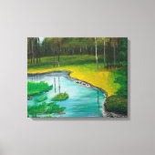 Forest Scene Canvas Afdruk (Voorkant)