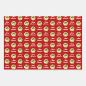 Forest Scene Christmas Wrapping Paper Sheets (Voorkant)
