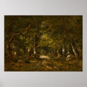 Forest Scene - Diaz de la Peña Fine Art Poster (Voorkant)