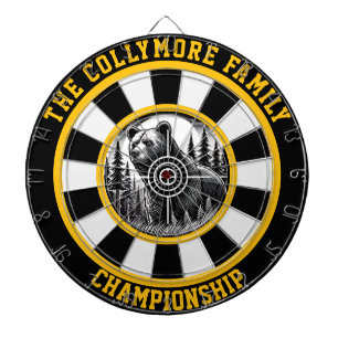 Forest Scene Grizzly Beer Target Dartbord