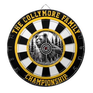 Forest Scene Grizzly Beer Target Dartbord