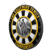 Forest Scene Grizzly Beer Target Dartbord (Voorkant Rechts)