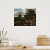 Forest Scene - Jacob van Ruisdael Fine Art Poster (Keuken)