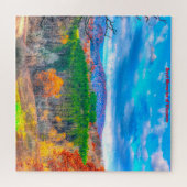 Forest Scene Wisconsin. Jigzaag Puzzle Legpuzzel (Horizontaal)