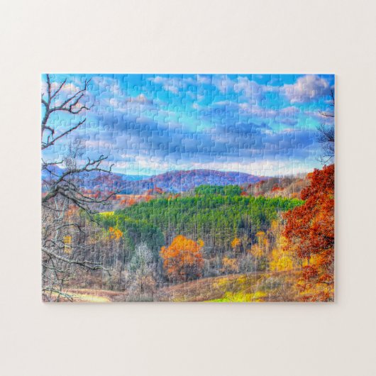 Forest Scene Wisconsin. Legpuzzel (Horizontaal)