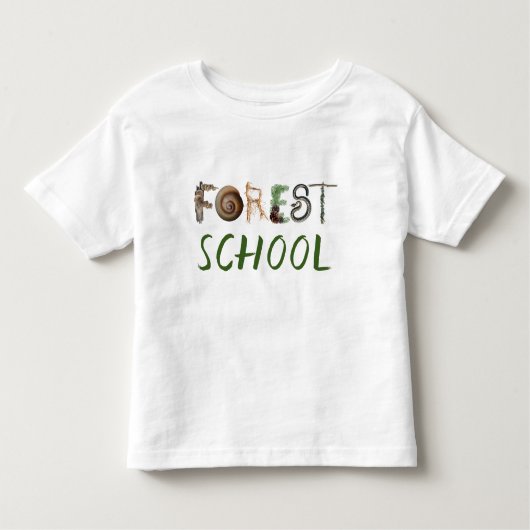 Forest School Kinder Shirts (Voorkant)