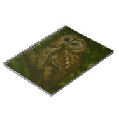 Forest Sentinel - Tawny Owl Wildlife Art Notitieboek (Linkerzijde)