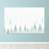 Forest serenity canvas afdruk (Insitu (Houten vloer))