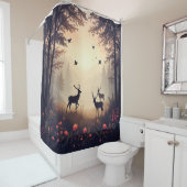 Forest Serenity Douchegordijn (In situ)