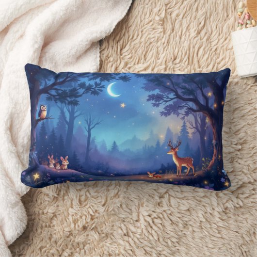 Forest Serenity Pillow Kussen (Deken)