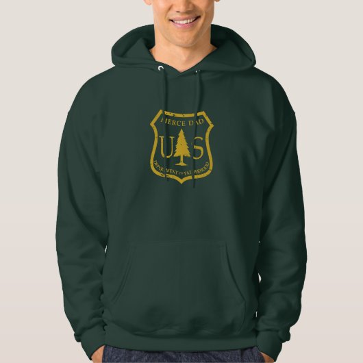 Forest Service Style Dept of Fatherhood Hoodie (Voorkant)