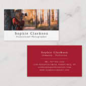 Forest Shot, fotograaf, fotografie Visitekaartje (Voorkant / Achterkant)