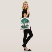 Forest Signal Frequency Canvas tas – Natuur WiFi A (Op model)