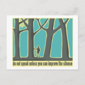 Forest Silence Briefkaart (Voorkant)