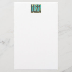 Forest Silence Briefpapier