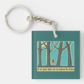 Forest Silence Sleutelhanger (voorkant)