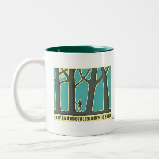 Forest Silence Tweekleurige Koffiemok (Links)