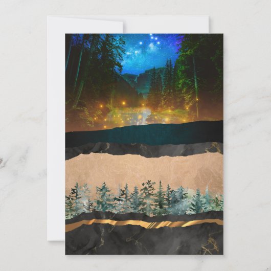 Forest Sla de datum op Kaart (Achterkant)