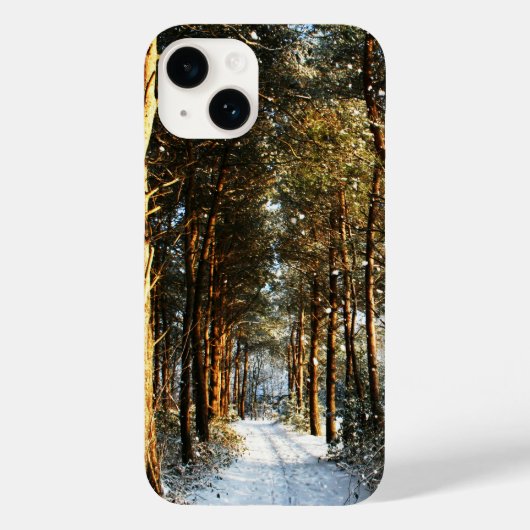 Forest Sneeuw Scene iPhcna Case-Mate iPhone Case (Achterkant)