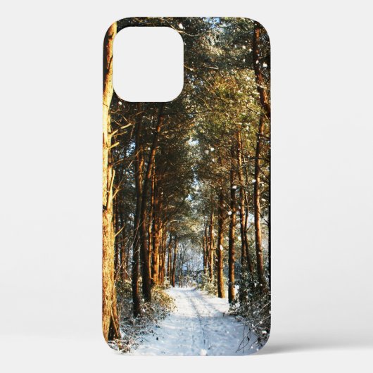 Forest Sneeuw Scene iPhcna Case-Mate iPhone Case (Achterkant)