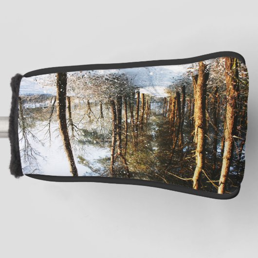 Forest Sneeuw Scene PCCNA Golfheadcover (Voorkant)