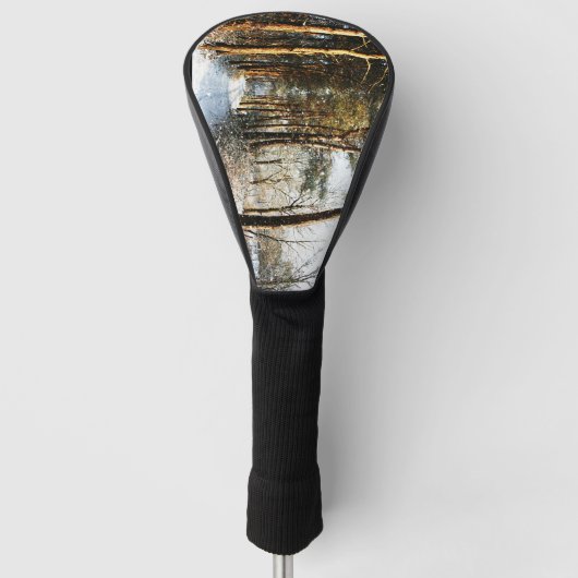 Forest Sneeuwscène dccnm Golfheadcover (Voorkant)