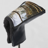 Forest sneeuwscène pccnm golfheadcover (3/4 voorkant)