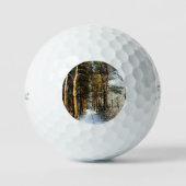 Forest Sneeuwscène tpv1 gbcnm Golfballen (Voorkant)