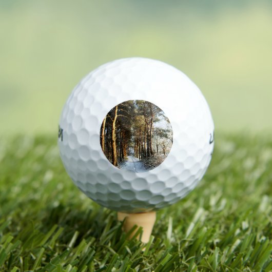 Forest Sneeuwscène wu gbcnm Golfballen (Insitu Shirt)