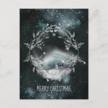 Forest Sneeuwval in de Stille Nacht Kerstvakantie