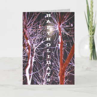 Forest Snow aanpasbaar Feestdagen Kaart