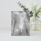 Forest Snow Art Briefkaart (Staand voorkant)