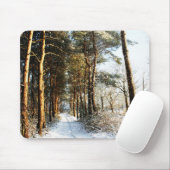 Forest Snow Scene mpcna Muismat (Met muis)