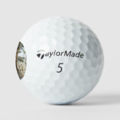 Forest Snow Scene tmtp5 gbcna Golfballen (Logo)