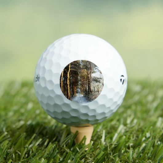 Forest Snow Scene tmtp5 gbcna Golfballen (Insitu Shirt)